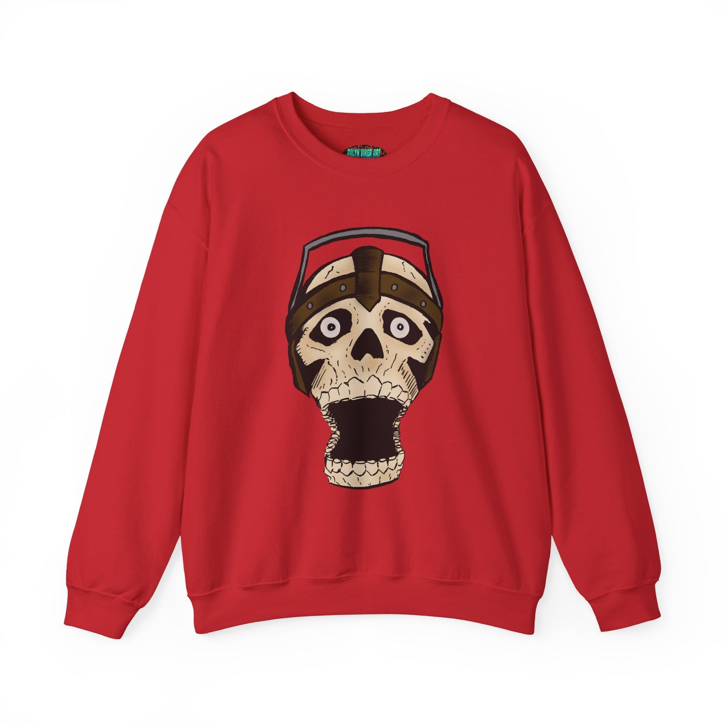 Screaming Skull Graphic Crewneck Sweatshirt - Unisex Heavy Blend™