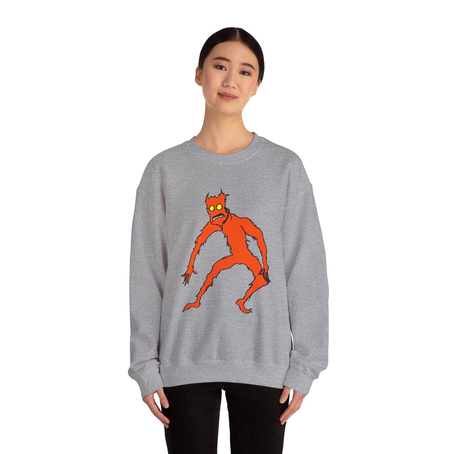 Spooky Monster Crewneck Sweatshirt