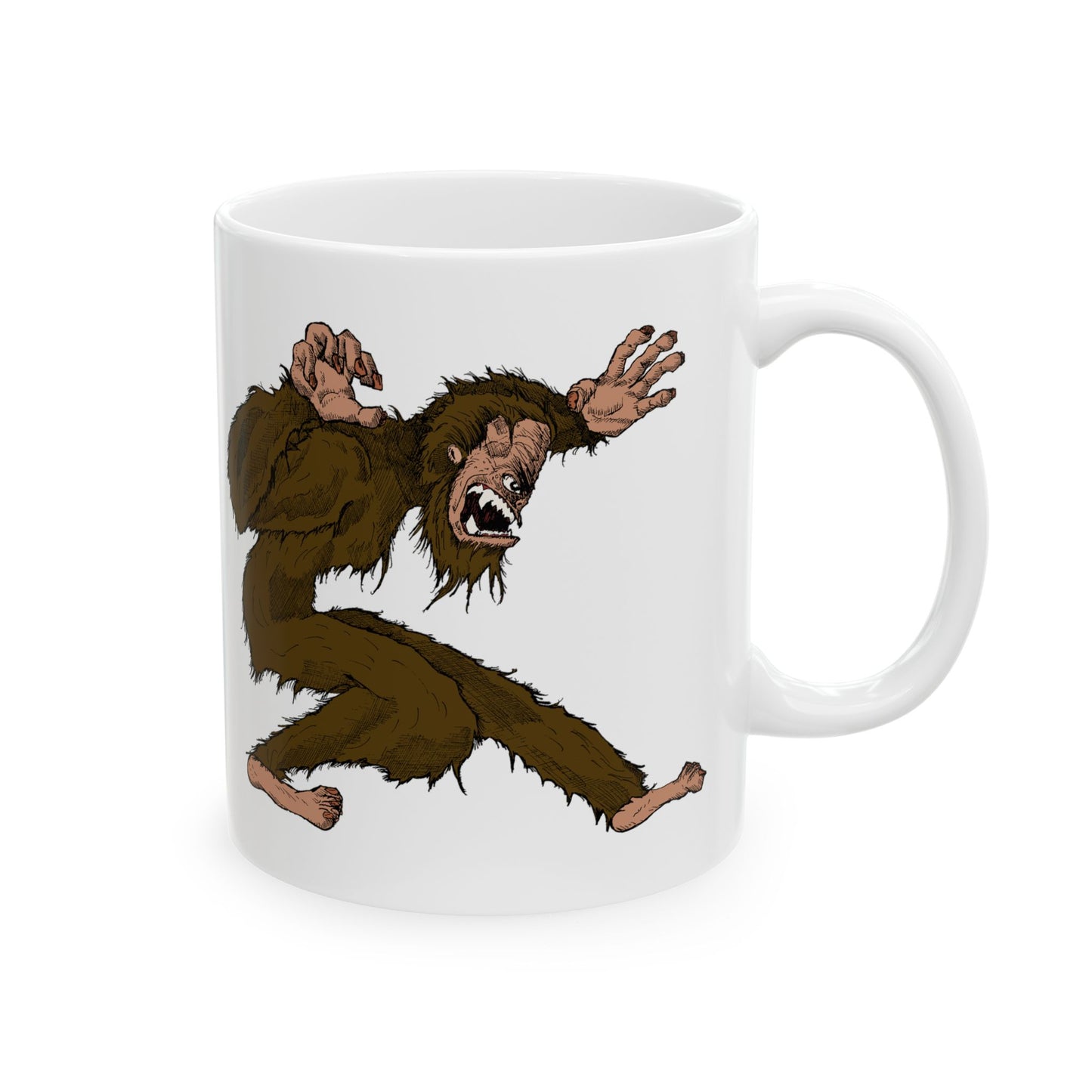 Berserker Bigfoot Ceramic Mug, (11oz)