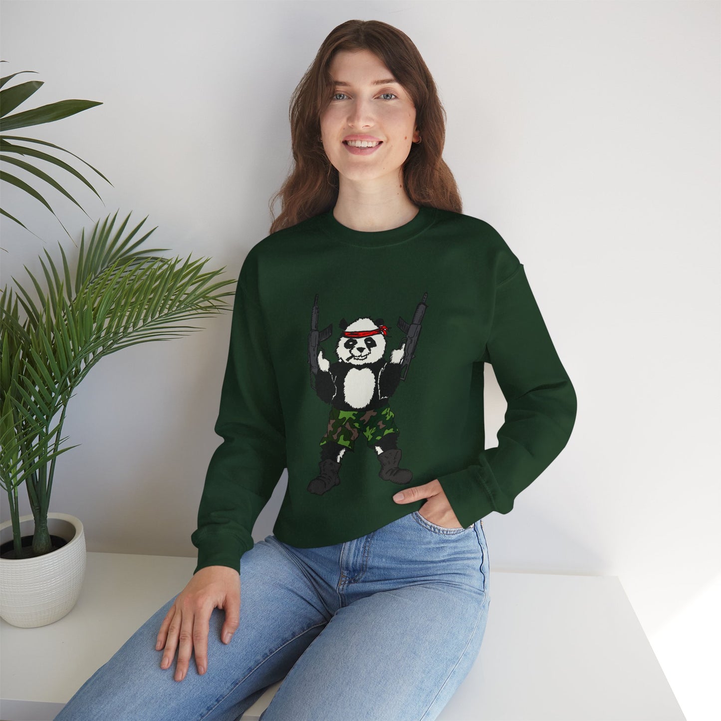 Panda Guns Crewneck Sweatshirt