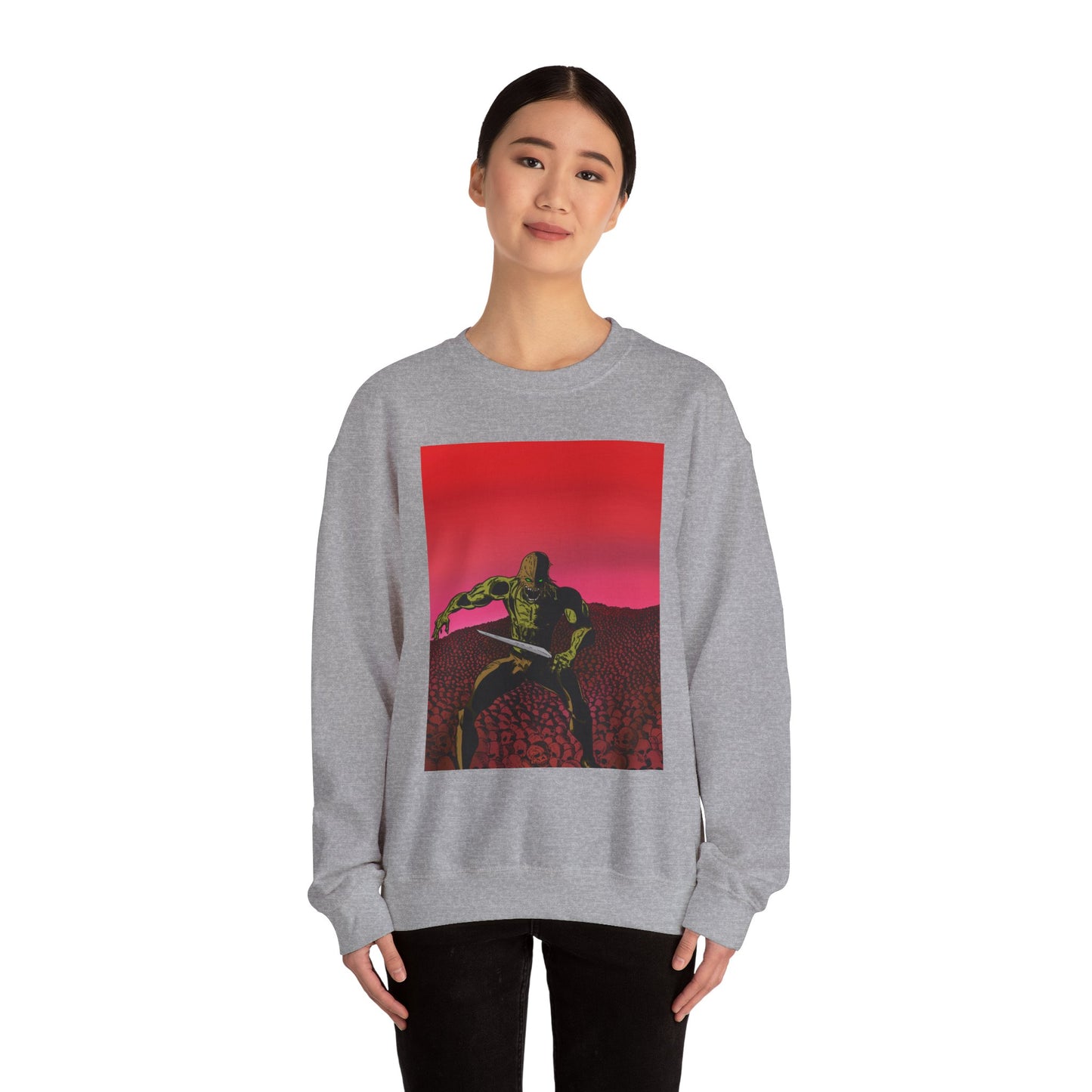 Retro Skull Master Graphic Unisex Crewneck Sweatshirt