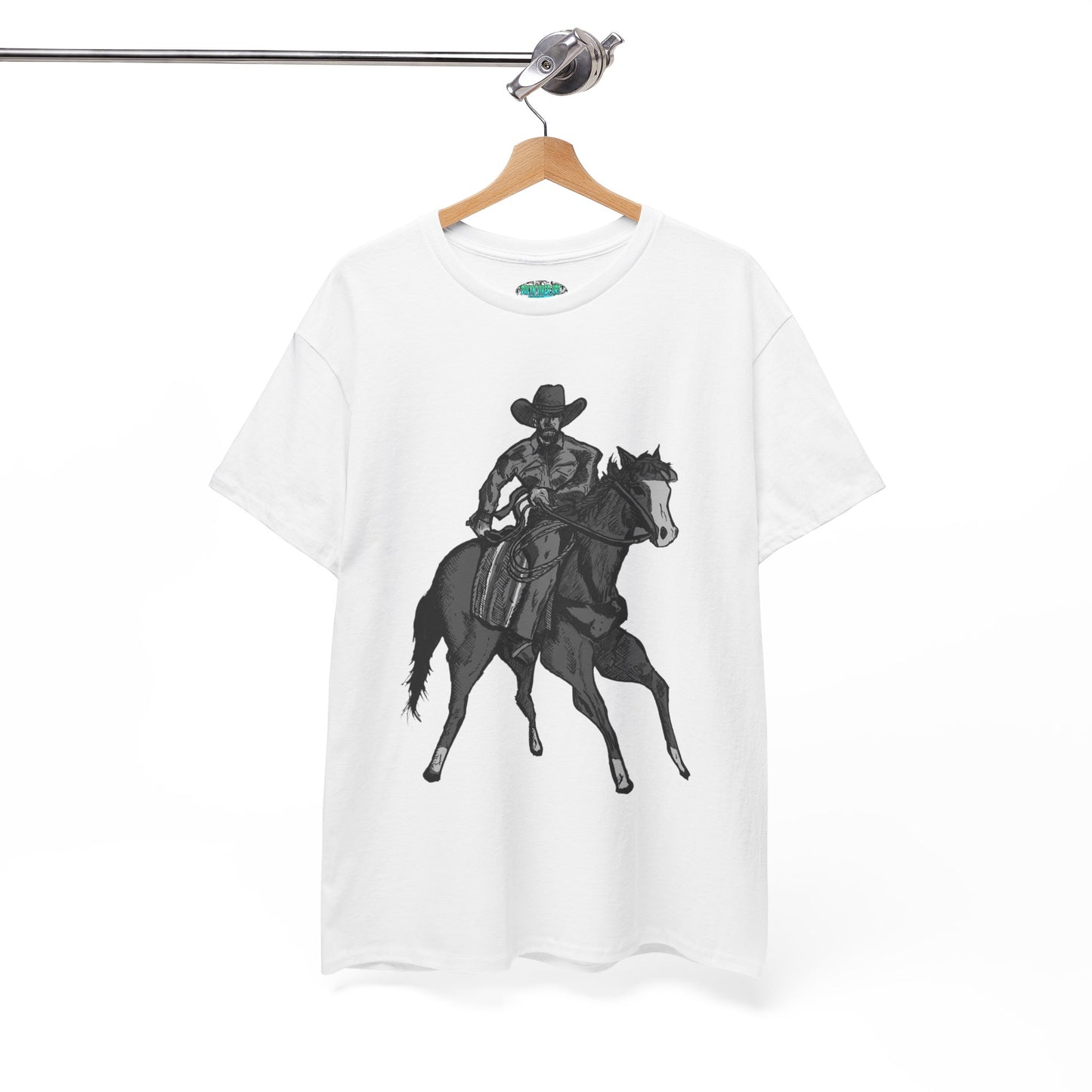 Cowboy on Horseback T‑Shirt — Vintage Western Rodeo Tee