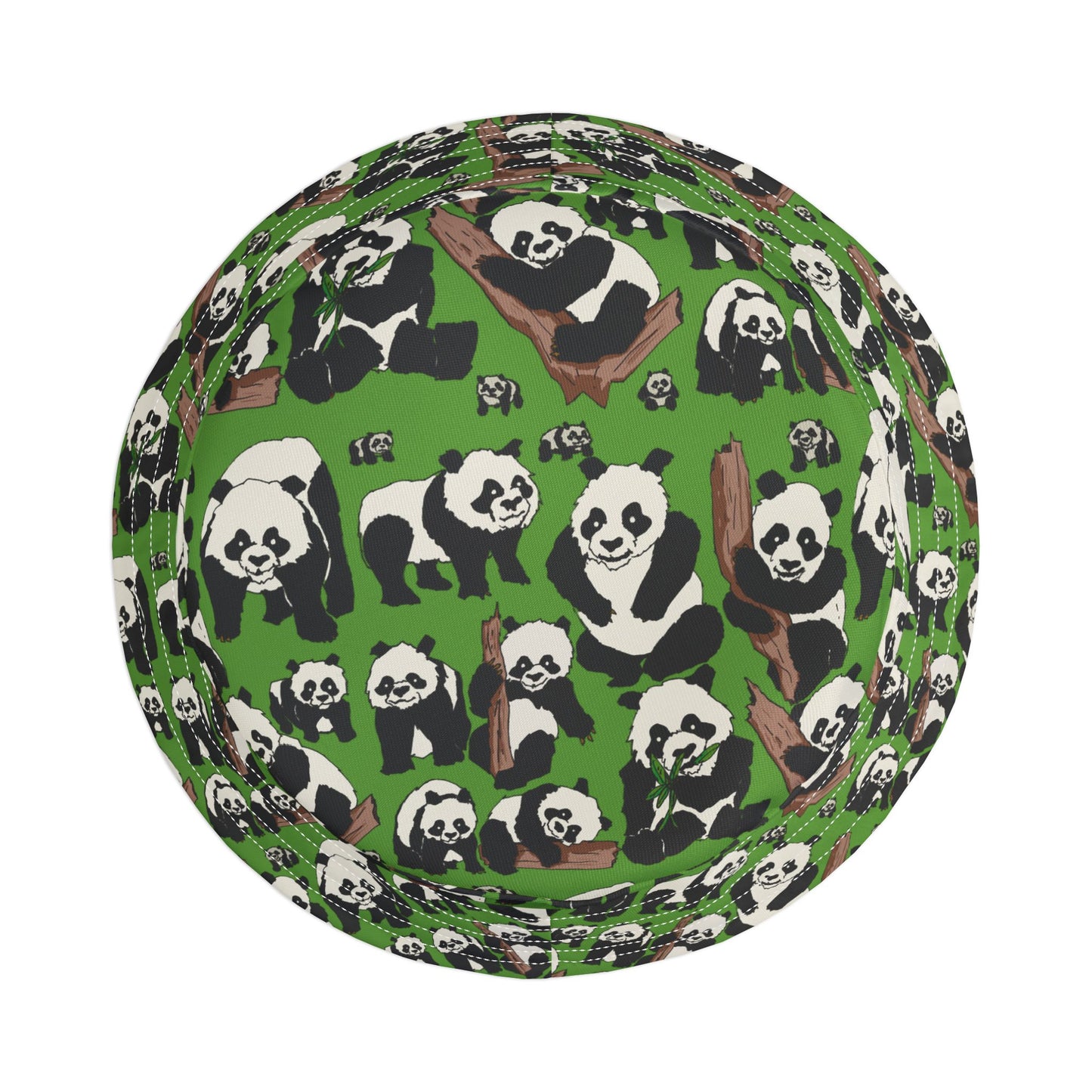 Cute Panda Pattern Bucket Hat, Funky Outdoor Hat, Trendy Summer Accessory, Gift for Animal Lovers, Festival & Beach Hat