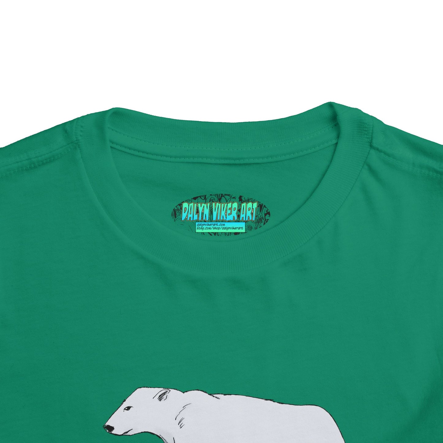 Polar Bear Toddler Tee — Cute Arctic Animal Shirt for Kids