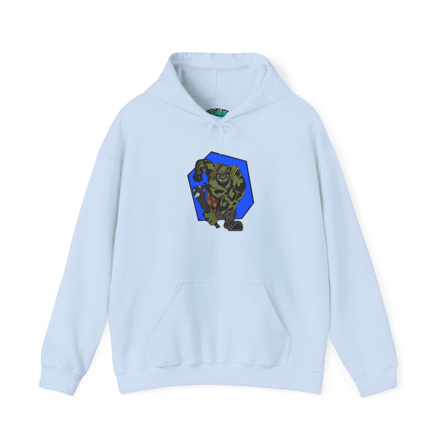 Heroic Monster Hooded Sweatshirt, Cozy Casual, Gift for Gamer, Geek Wear, Unisex Hoodie, Birthday Present, Halloween Style
