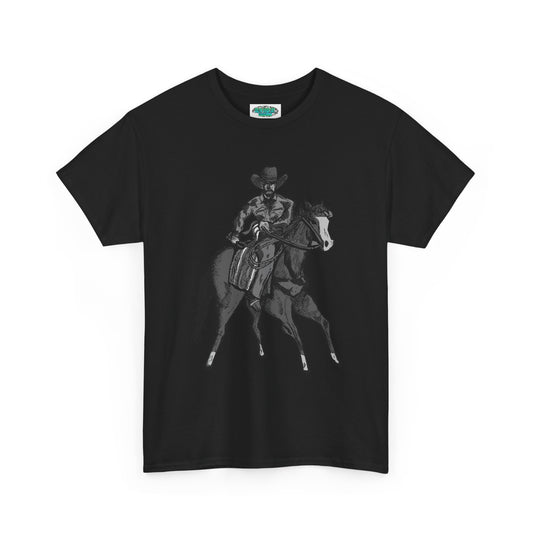 Cowboy on Horseback T‑Shirt — Vintage Western Rodeo Tee