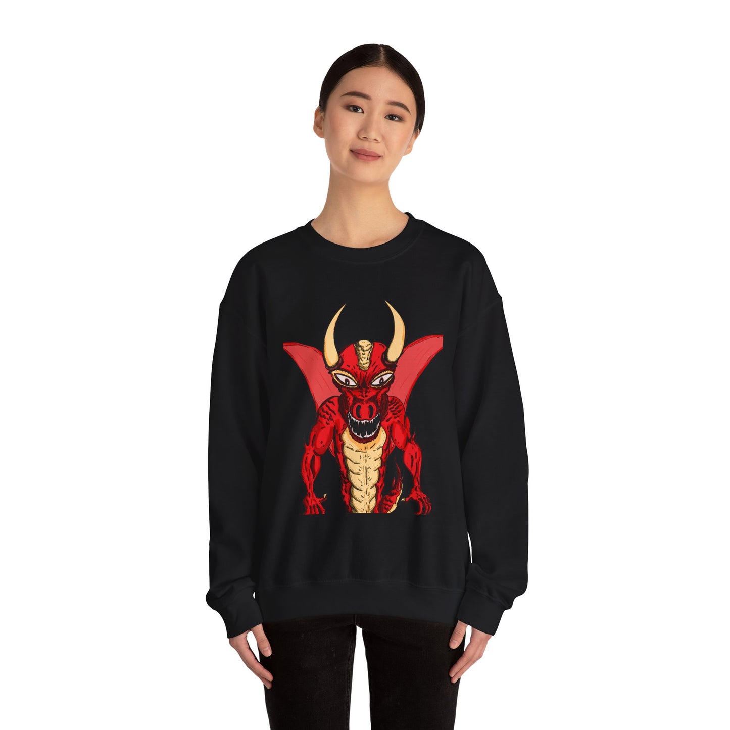 Fierce Dragon Unisex Crewneck Sweatshirt