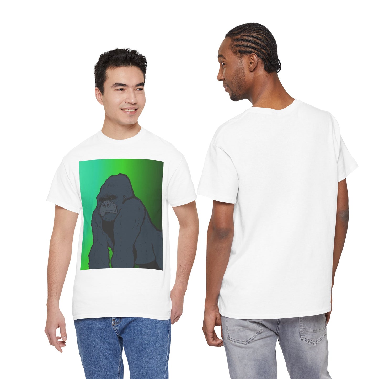 Gorilla Portrait Tee – Graphic Ape Illustration T-Shirt