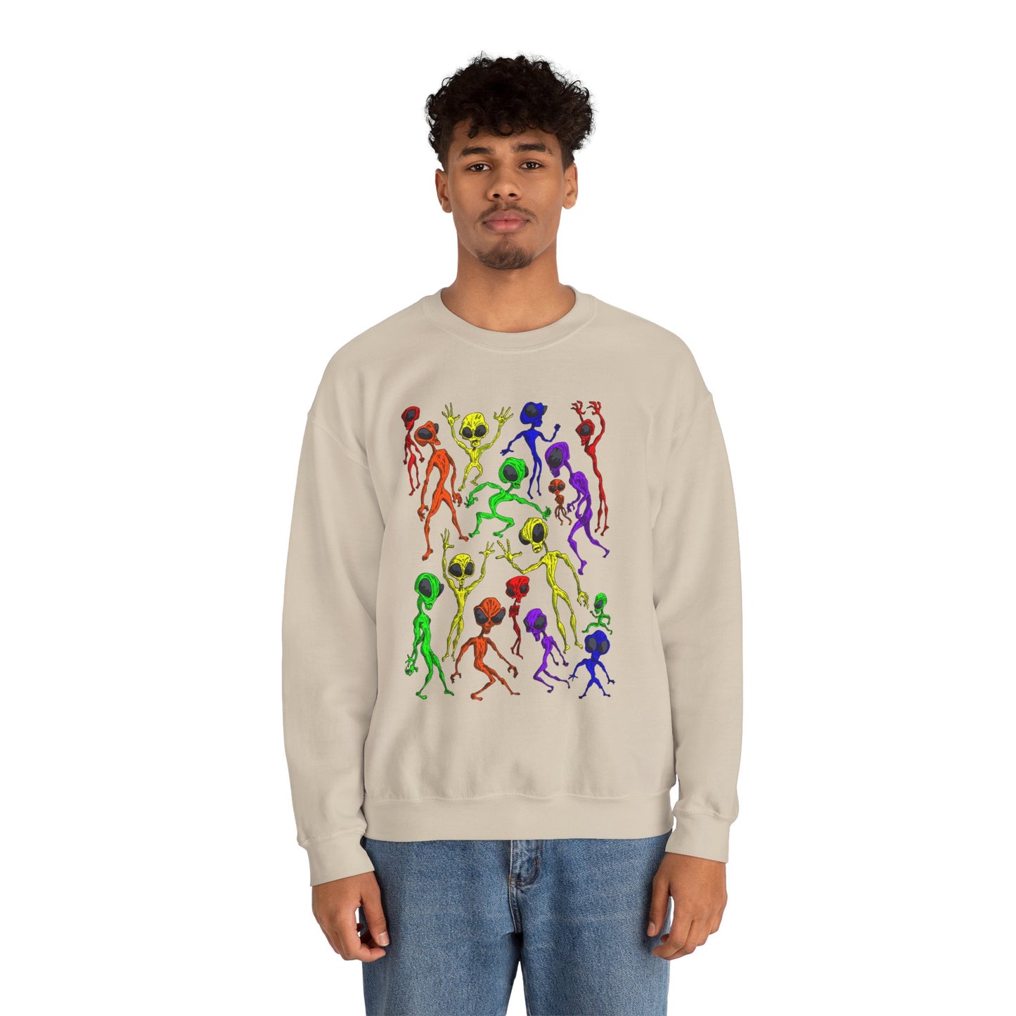 Alien Dance Party Crewneck Sweatshirt