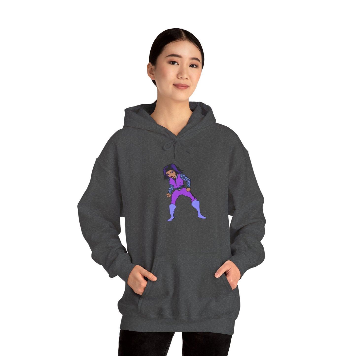 Funky Superhero Hoodie: Unisex Sweatshirt, Cozy Gift for Cartoon Lovers, Perfect for Comfy Days, Great for Halloween