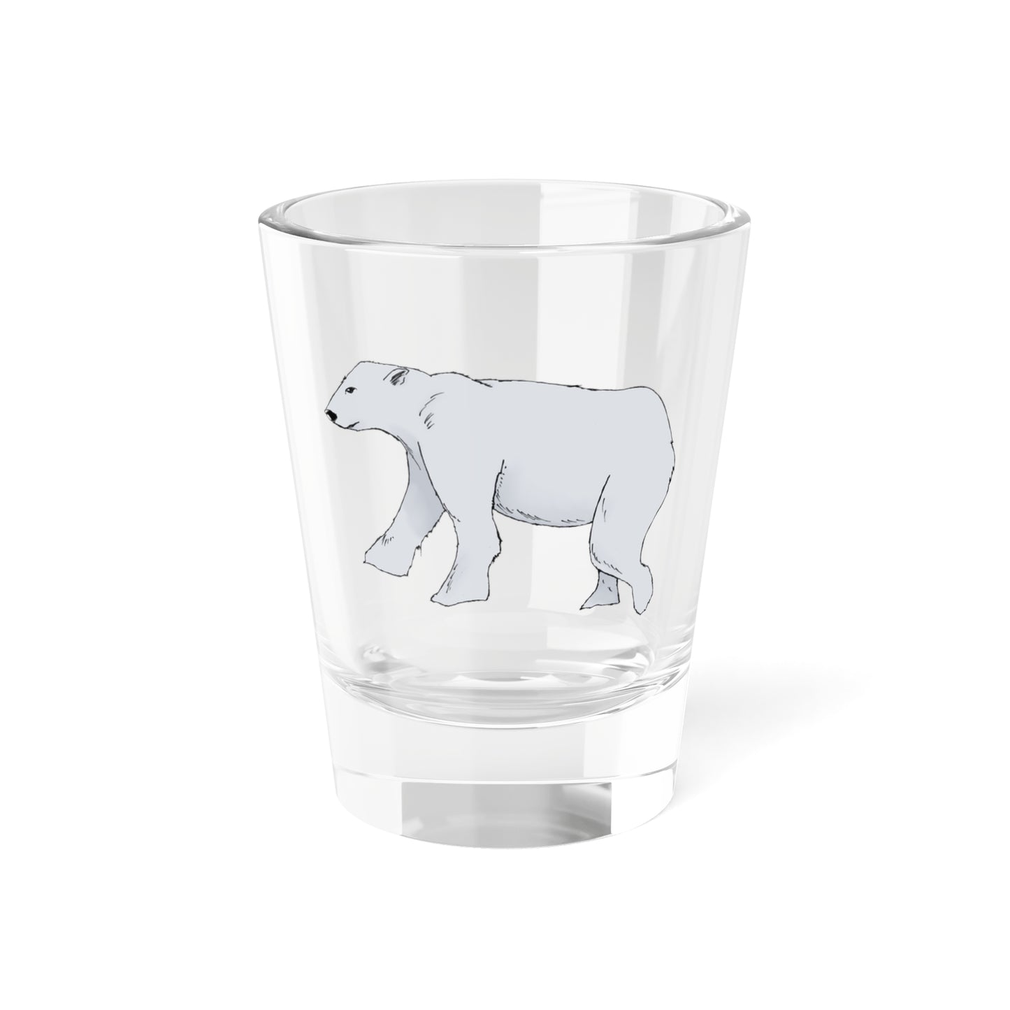 Polar Bear Shot Glass – 1.5oz, Perfect for Wildlife Lovers