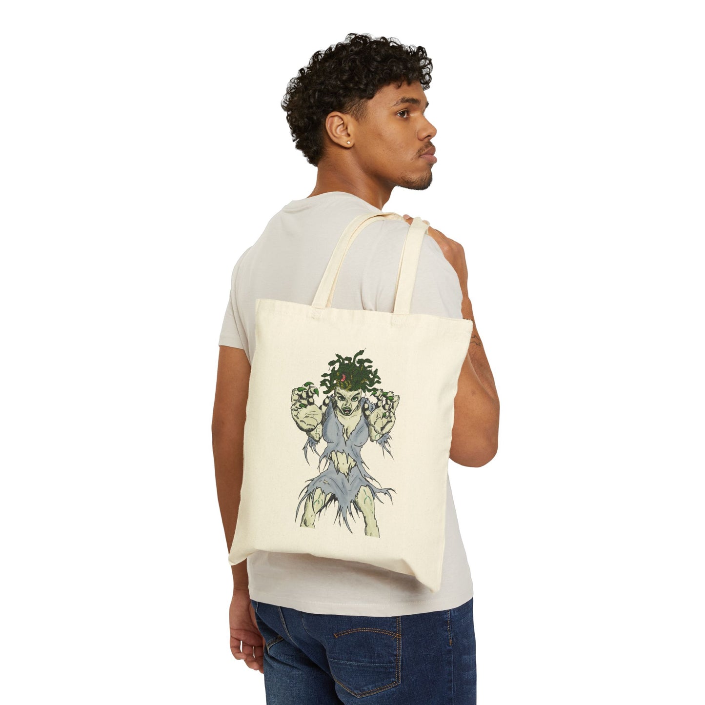 Tote Bag - Medusa Assailing Mythology Dalyn Viker Art