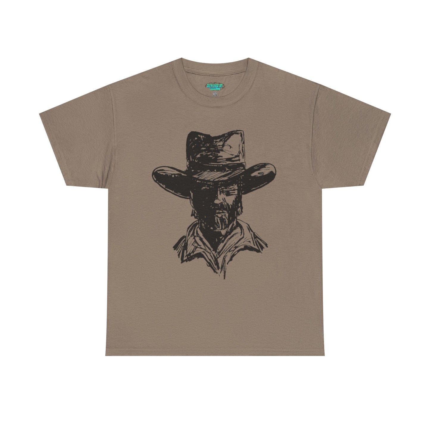 Rustic Cowboy Graphic Unisex Heavy Cotton Tee