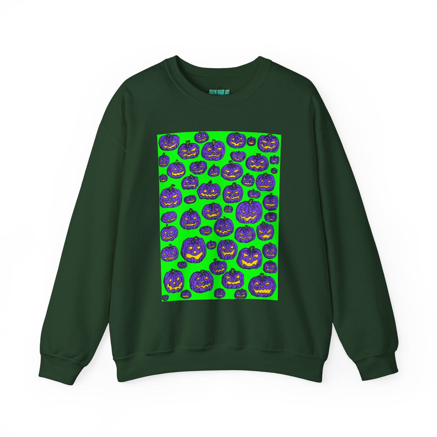 Halloween Pumpkin Crewneck Sweatshirt