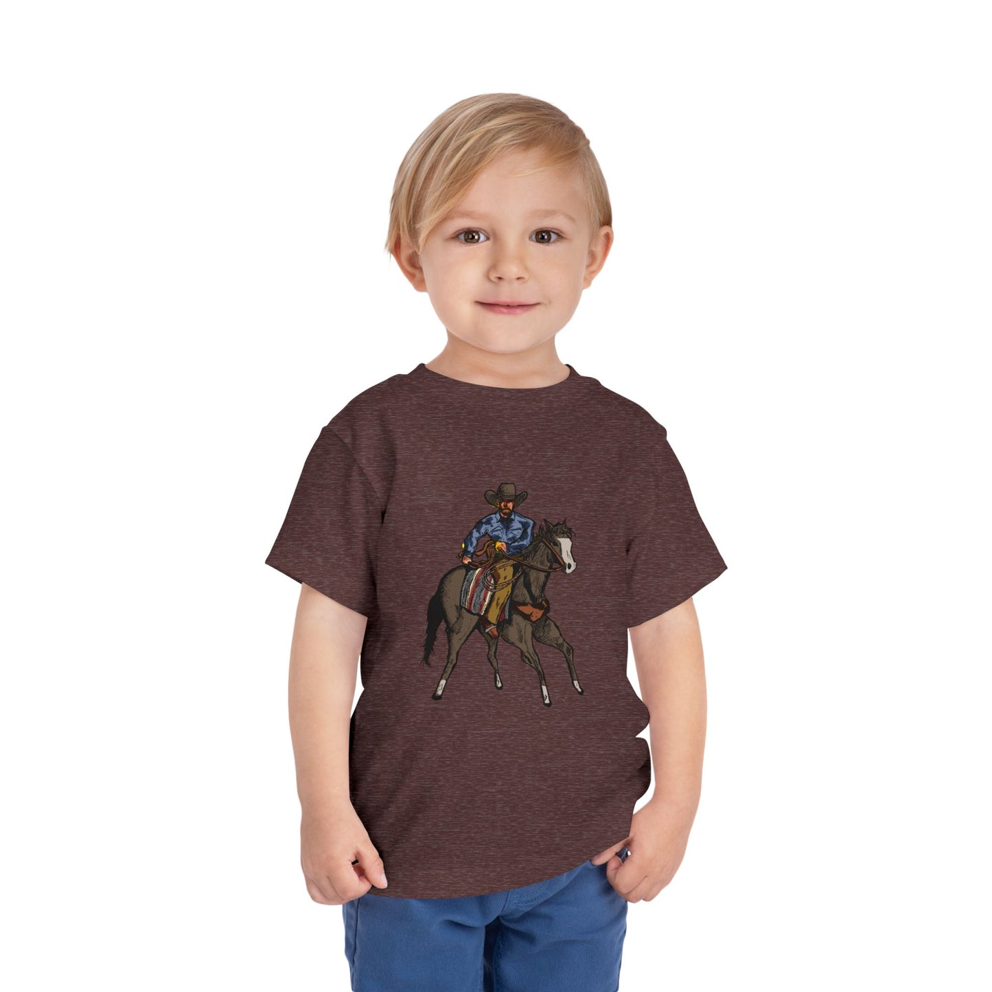 Cowboy on Horse Toddler Tee