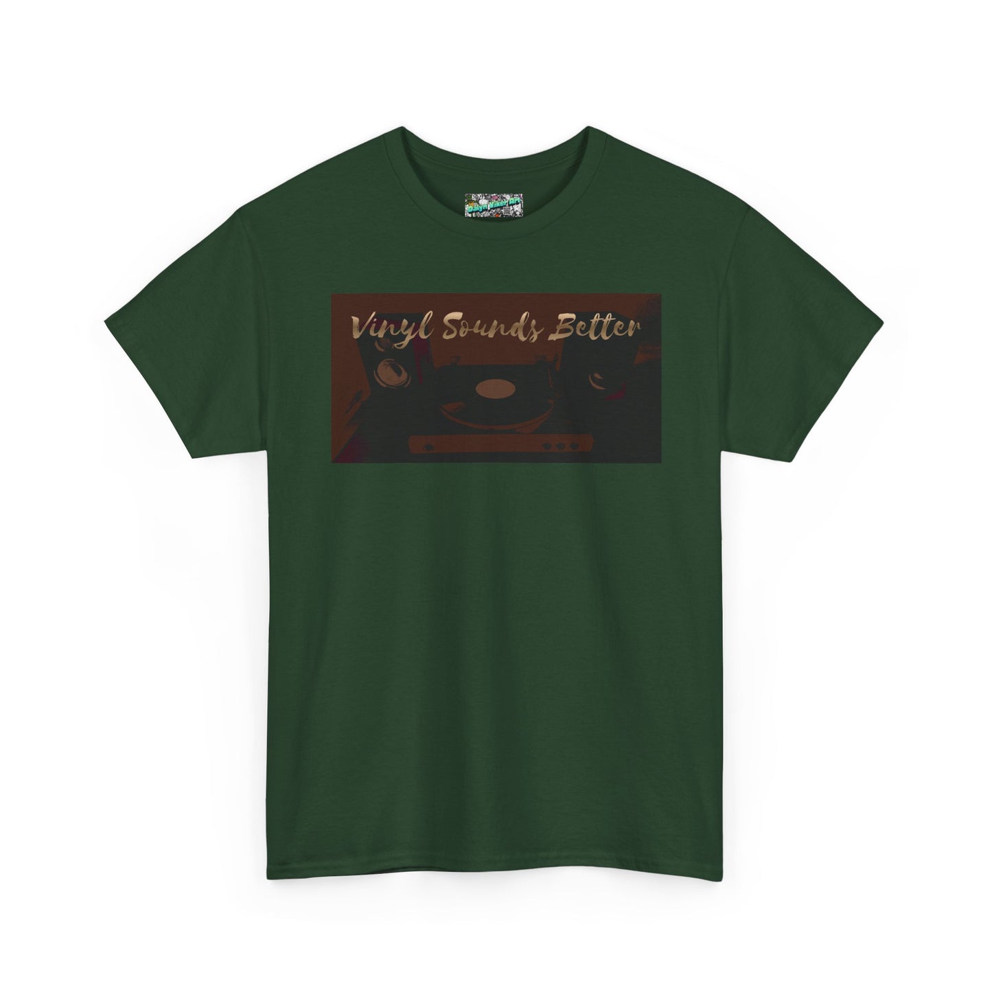 Vinyl Sounds Better T-Shirt — Retro Record Player Tee for Music Lovers