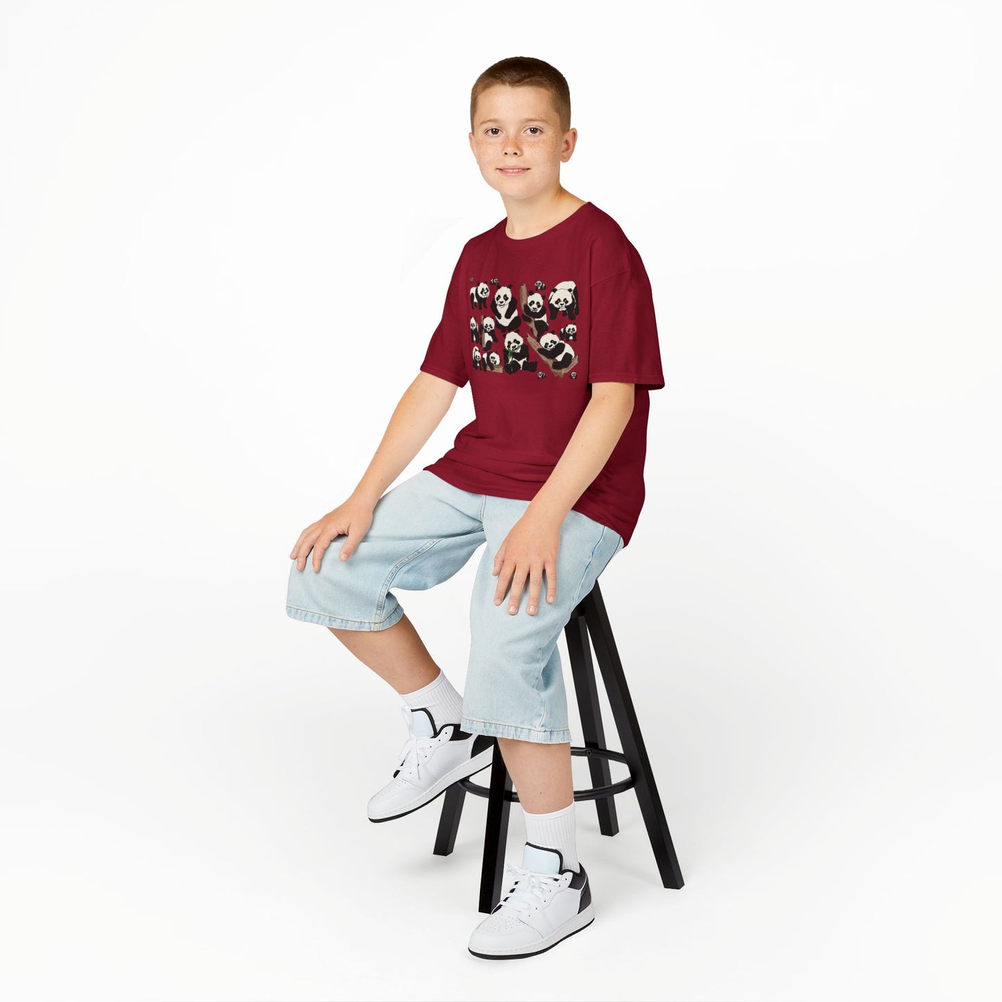 Panda Paradise Kids Tee, Cute Animal T-Shirt, Children's Gift, Birthday Present, Summer Wear, Eco-Friendly Fashion