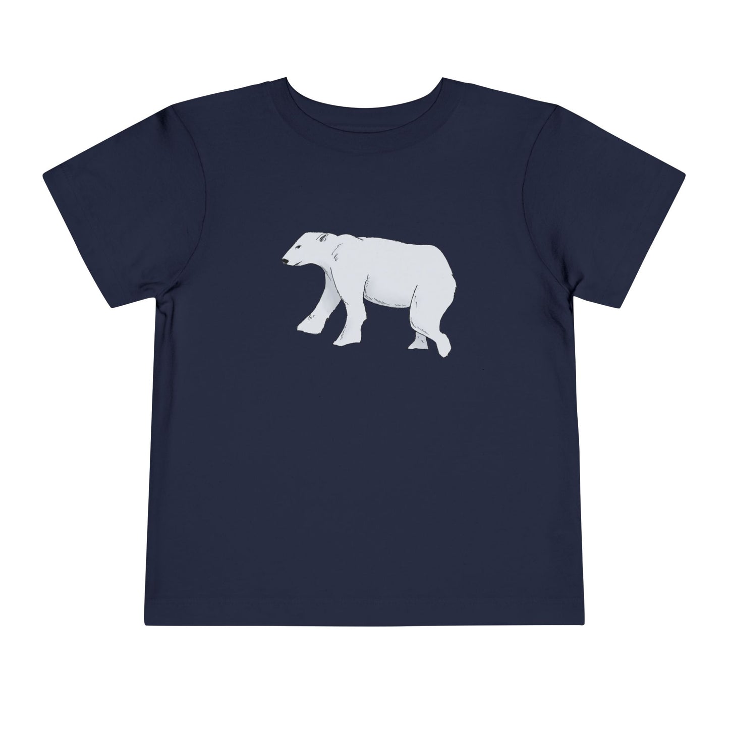 Polar Bear Toddler Tee — Cute Arctic Animal Shirt for Kids
