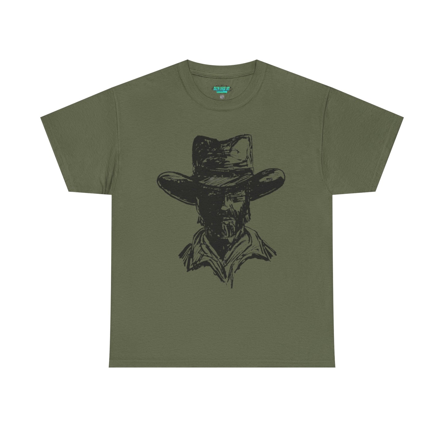 Rustic Cowboy Graphic Unisex Heavy Cotton Tee