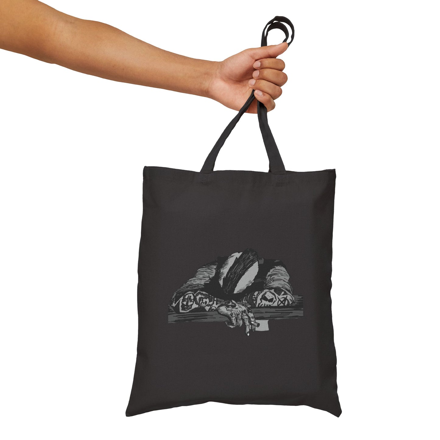 Punk and Done Canvas Tote Bag — Original Illustration Tote