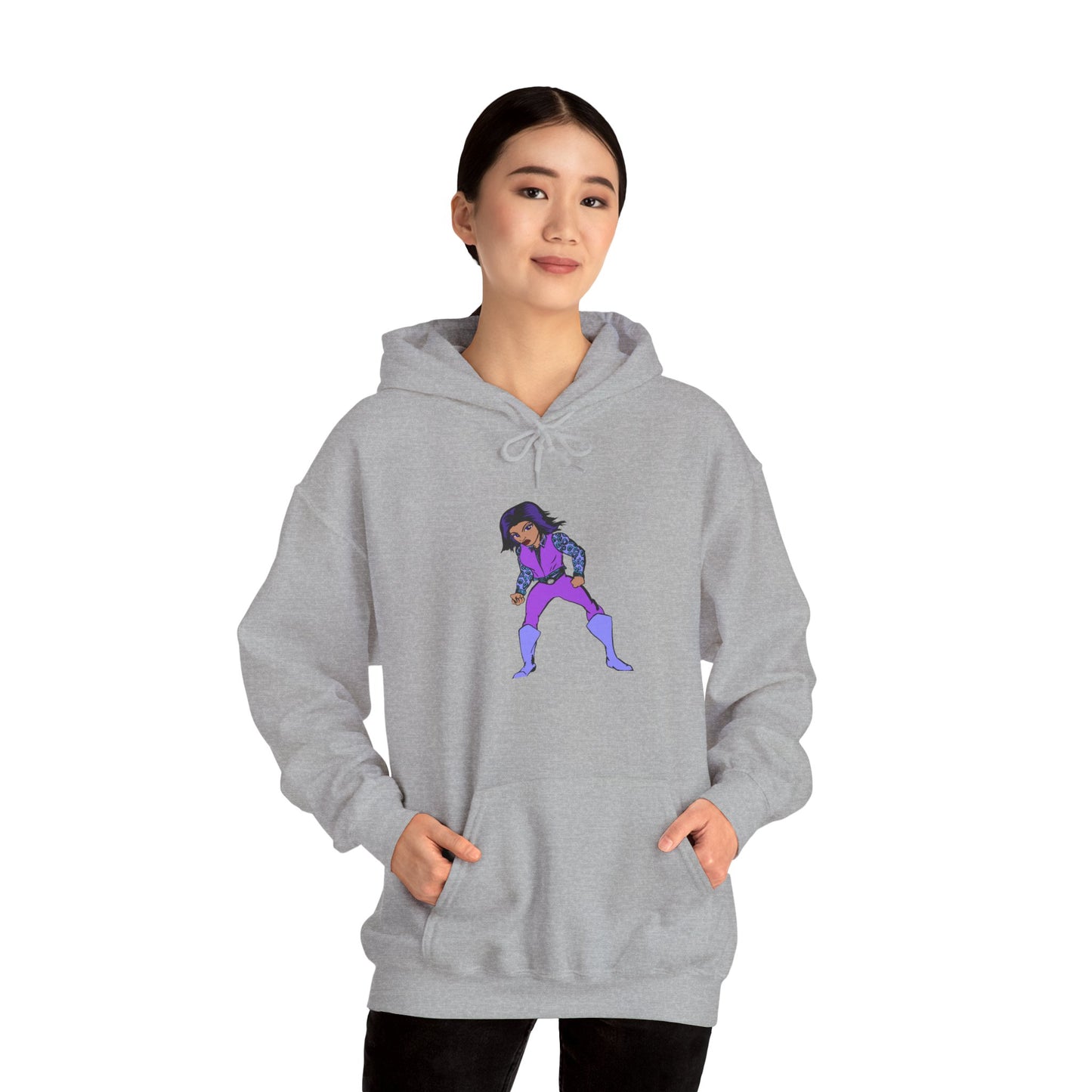 Funky Superhero Hoodie: Unisex Sweatshirt, Cozy Gift for Cartoon Lovers, Perfect for Comfy Days, Great for Halloween