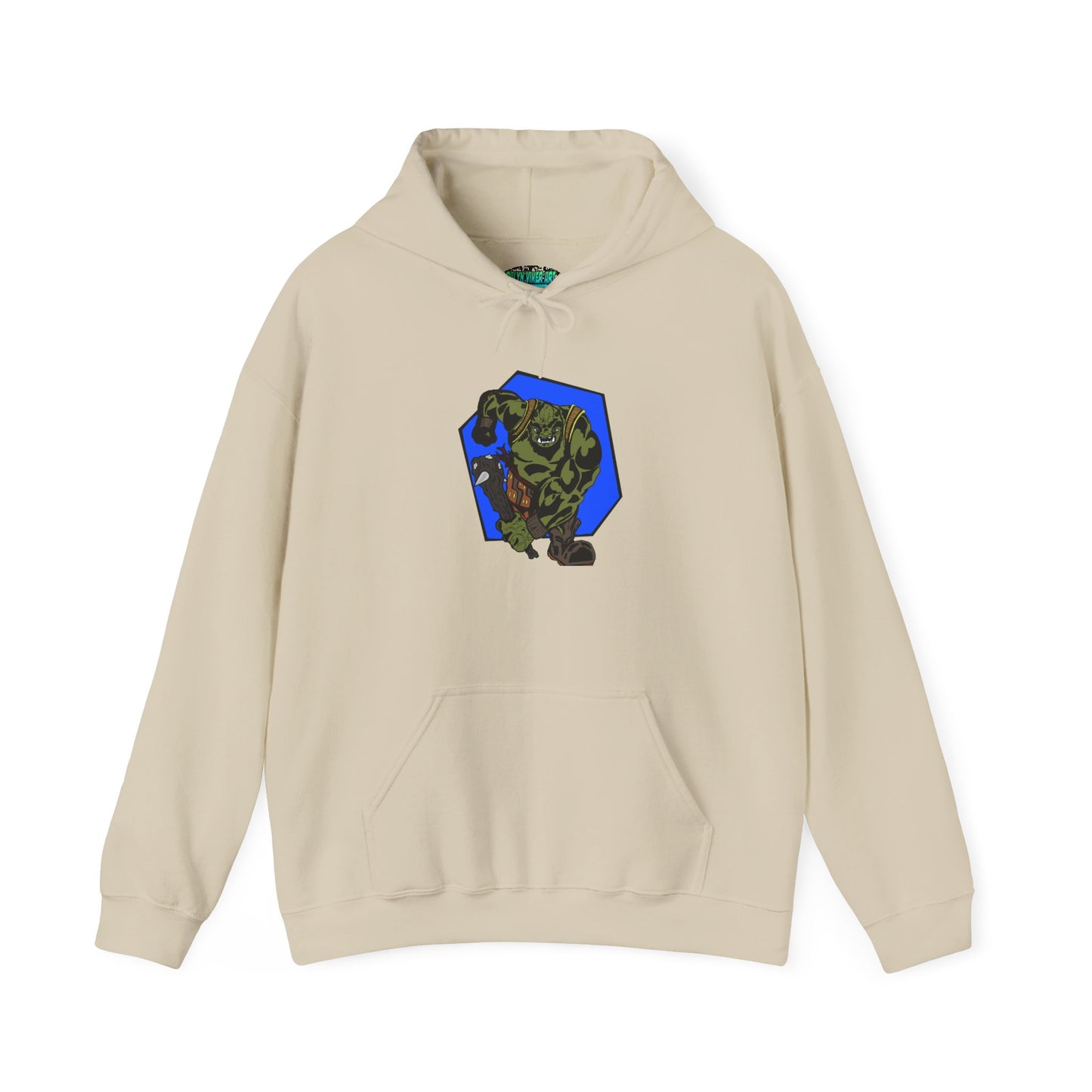 Heroic Monster Hooded Sweatshirt, Cozy Casual, Gift for Gamer, Geek Wear, Unisex Hoodie, Birthday Present, Halloween Style