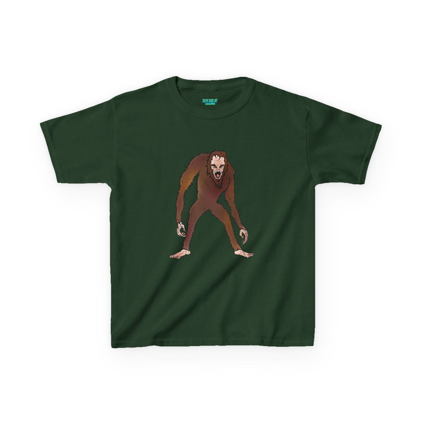 Kids Tee — Playful Sasquatch/Yeti Monster Graphic