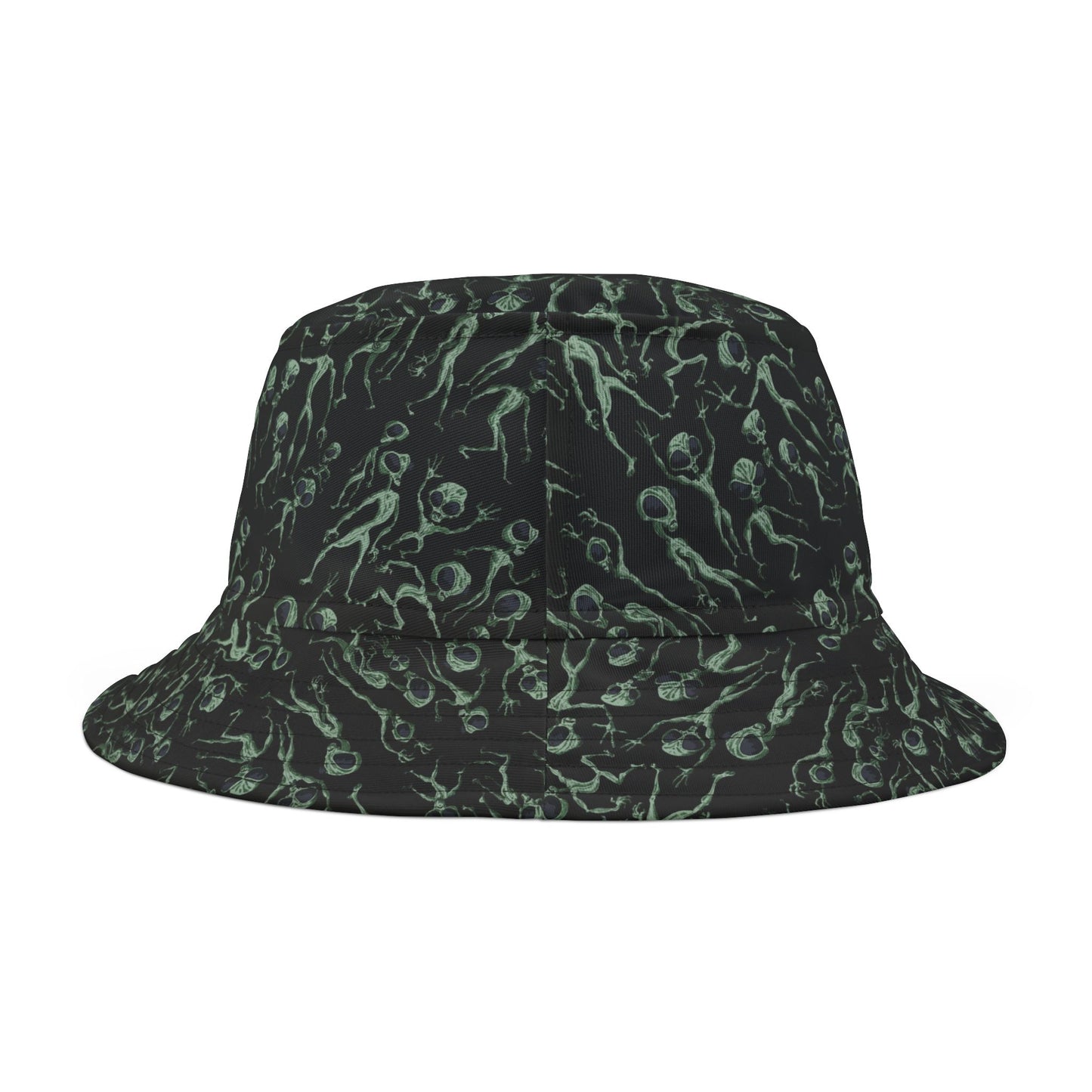 Alien Dance Party Bucket Hat - Trendy Sun Protection, Unique Gift, Festival Fashion, Summer Accessory, Beach Wear