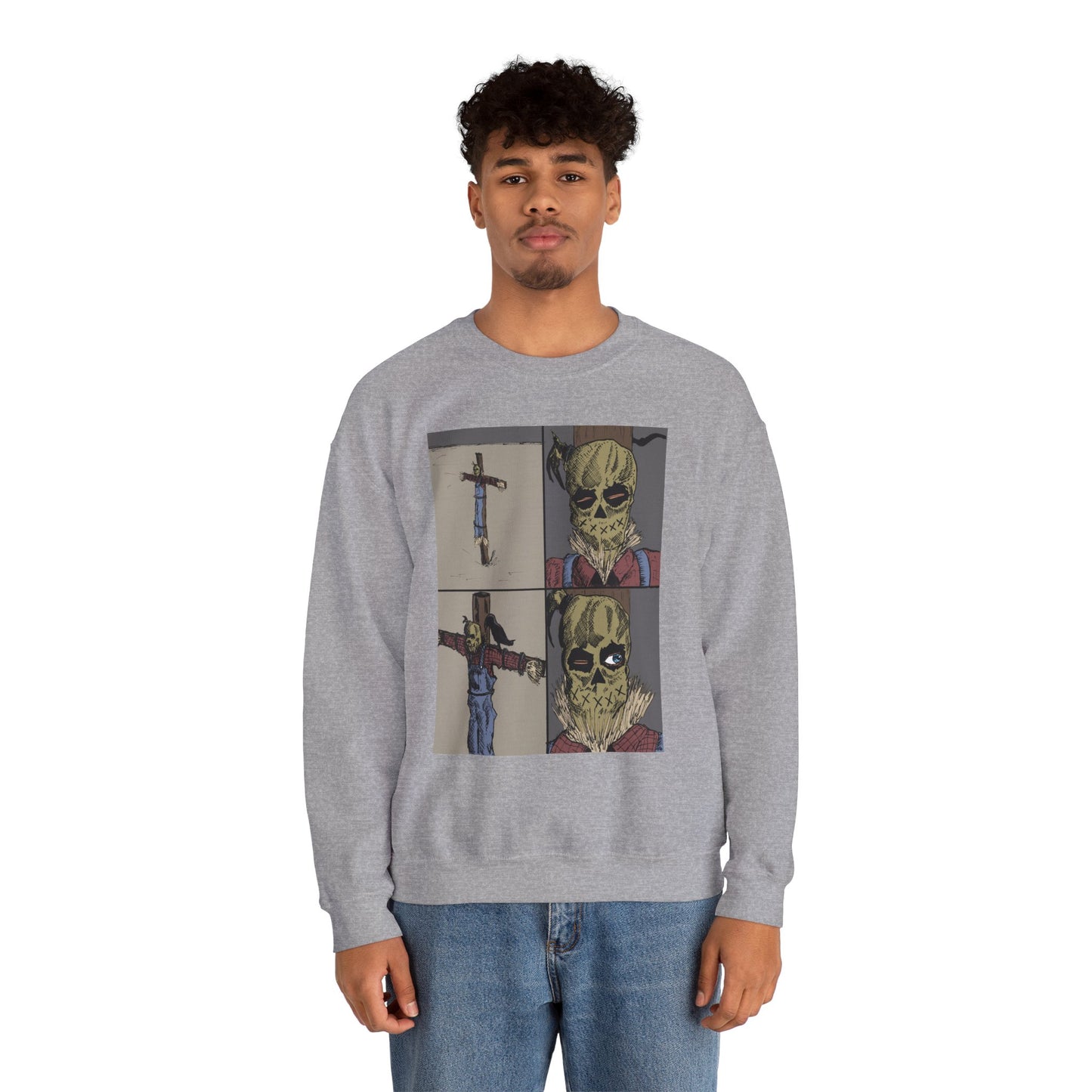 Scarecrow Graphic Crewneck Sweatshirt