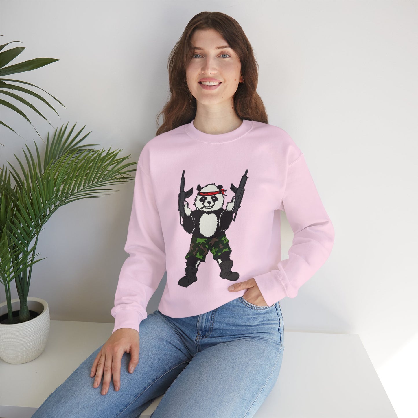 Panda Guns Crewneck Sweatshirt