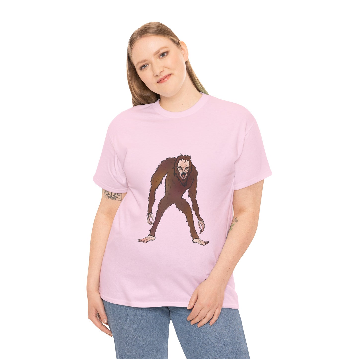 Bigfoot Sketch T‑Shirt — Retro Sasquatch Graphic Tee