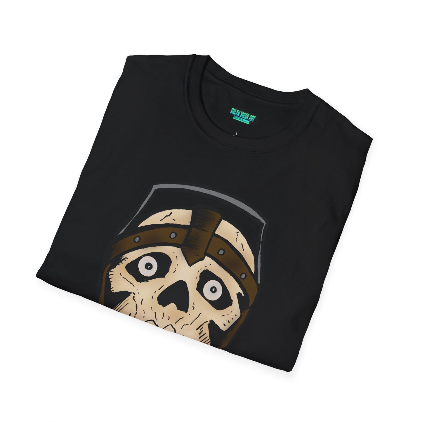 Electric Screaming Skull Unisex Softstyle T-Shirt
