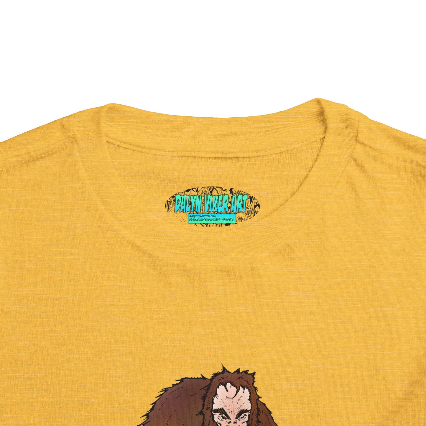 Toddler Tee — Cute Cartoon Kid-Friendly Bigfoot Graphic Shirt