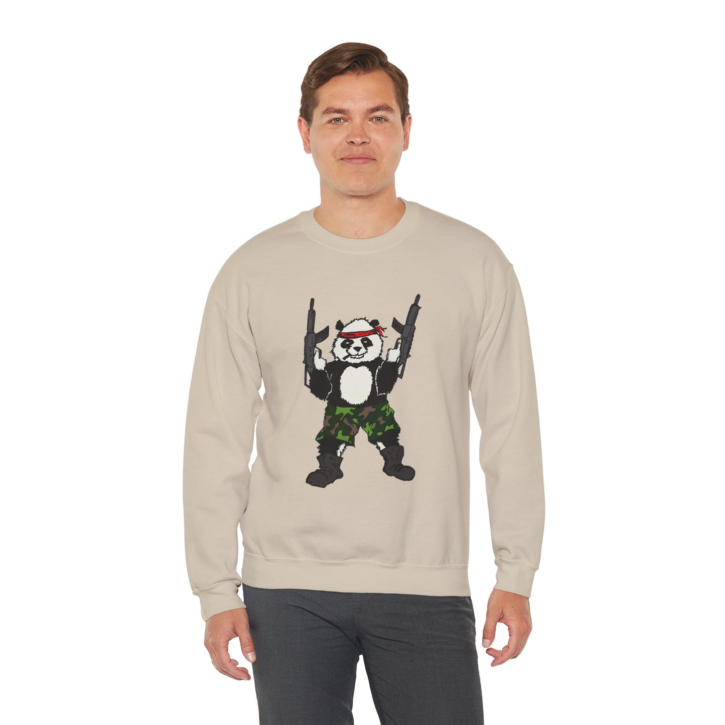 Panda Guns Crewneck Sweatshirt