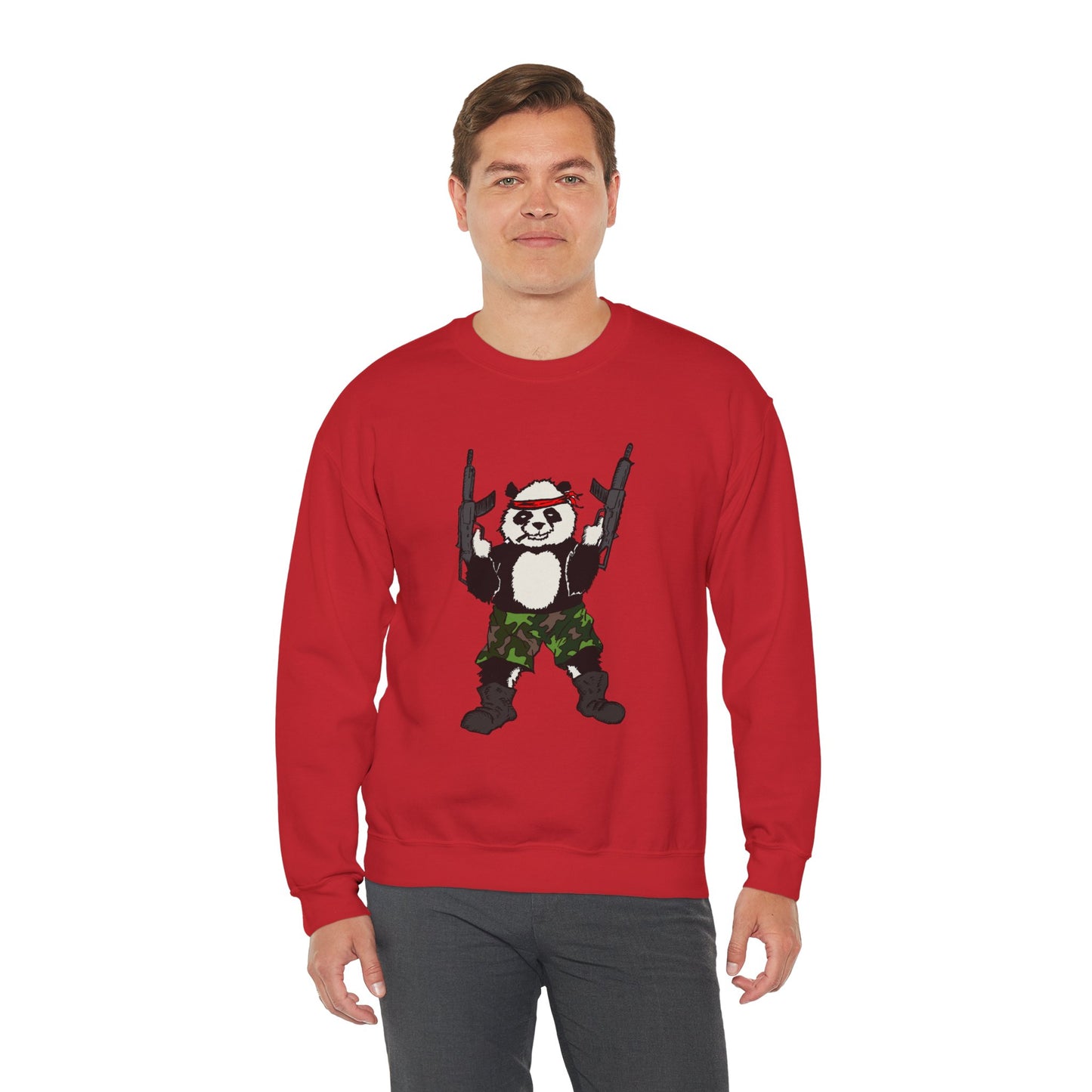 Panda Guns Crewneck Sweatshirt