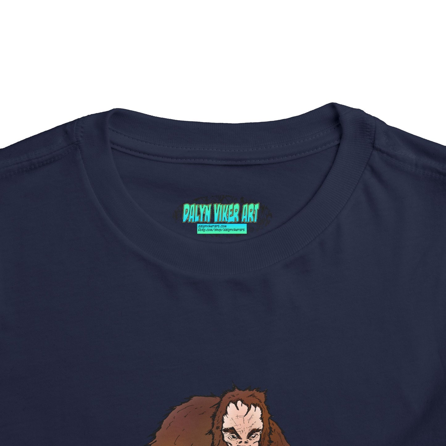 Toddler Tee — Cute Cartoon Kid-Friendly Bigfoot Graphic Shirt