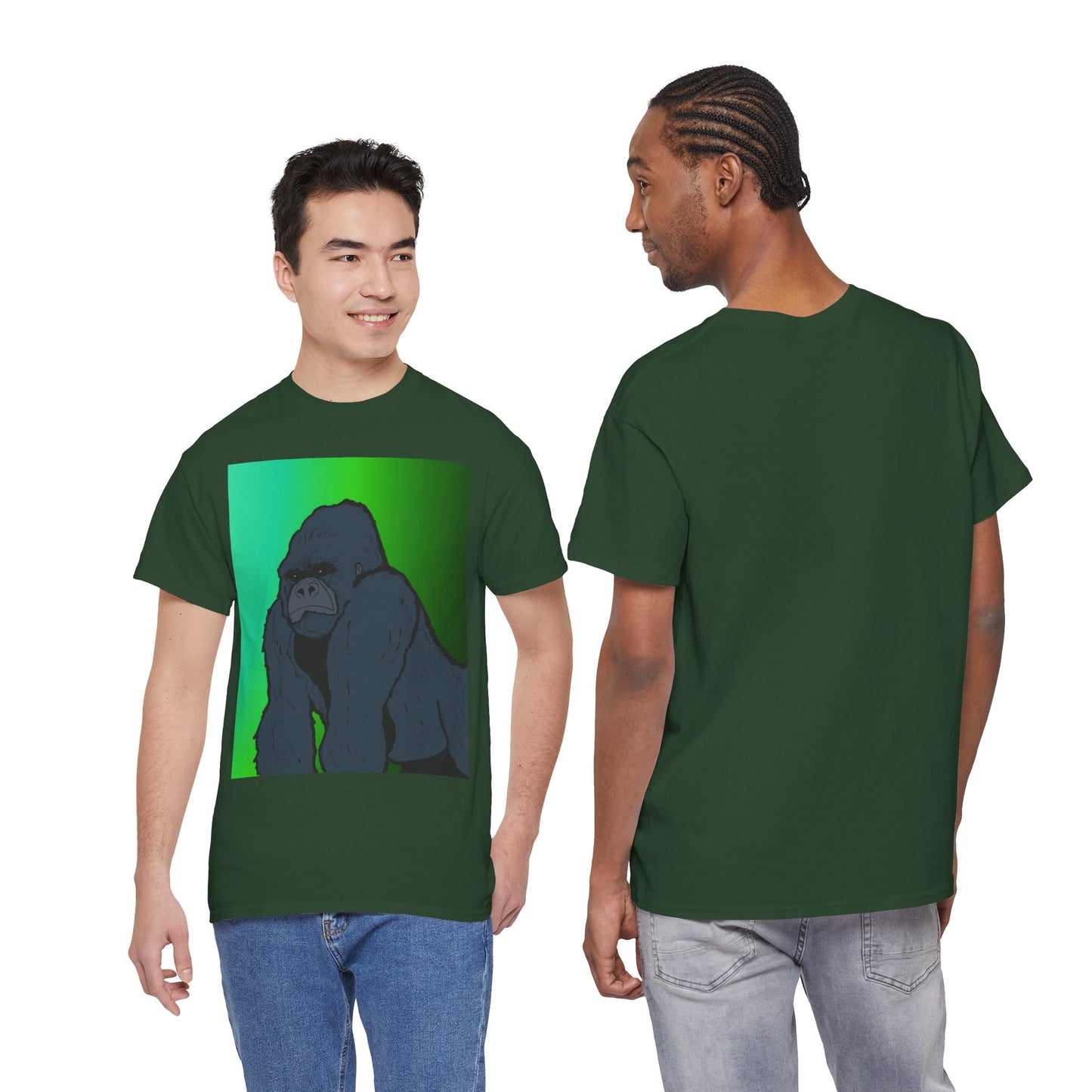 Gorilla Portrait Tee – Graphic Ape Illustration T-Shirt