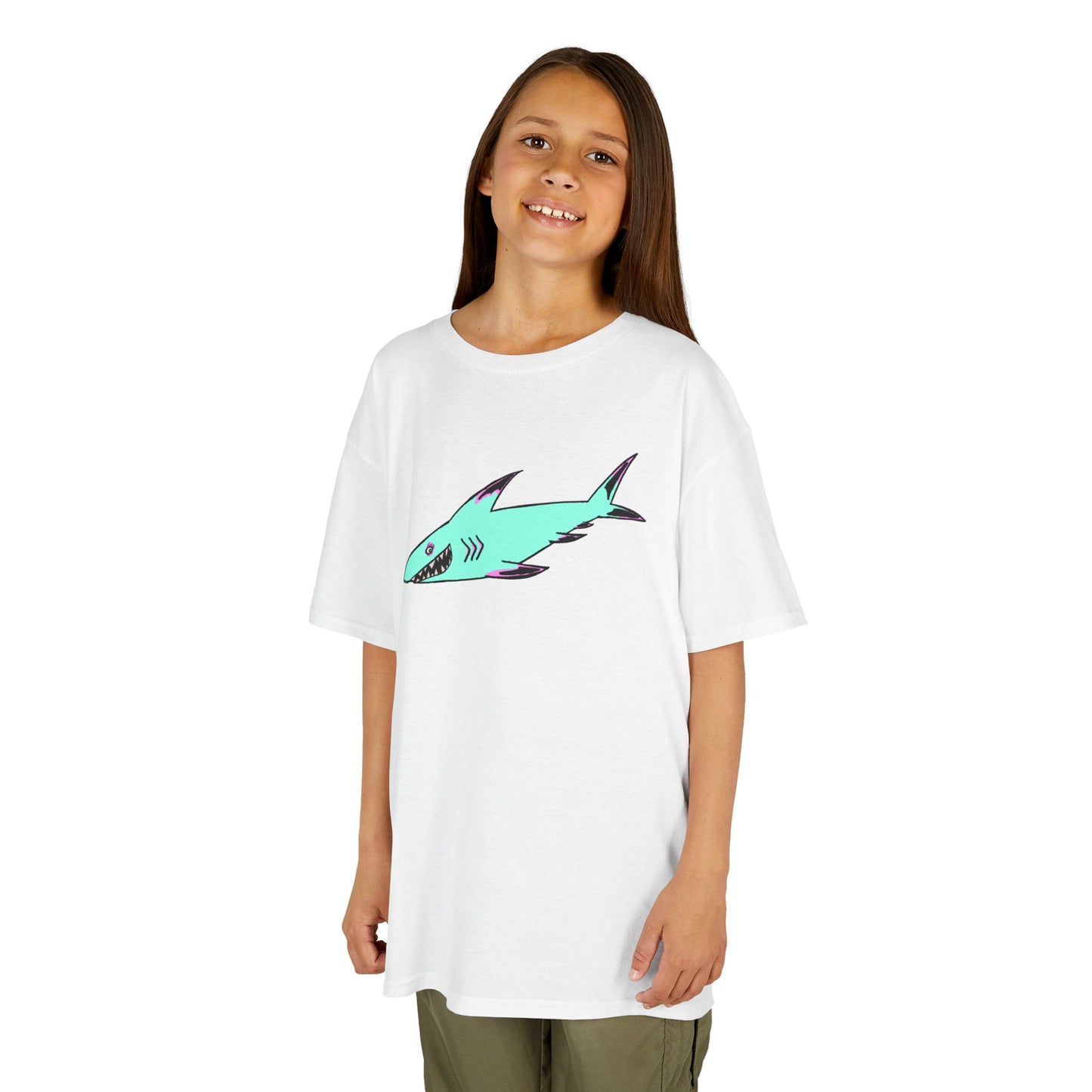 Cool Shark Kids Tee, Animal T-Shirt, Gifts for Boys, Summer Wear, Fun Graphic Tee, Birthday Gift