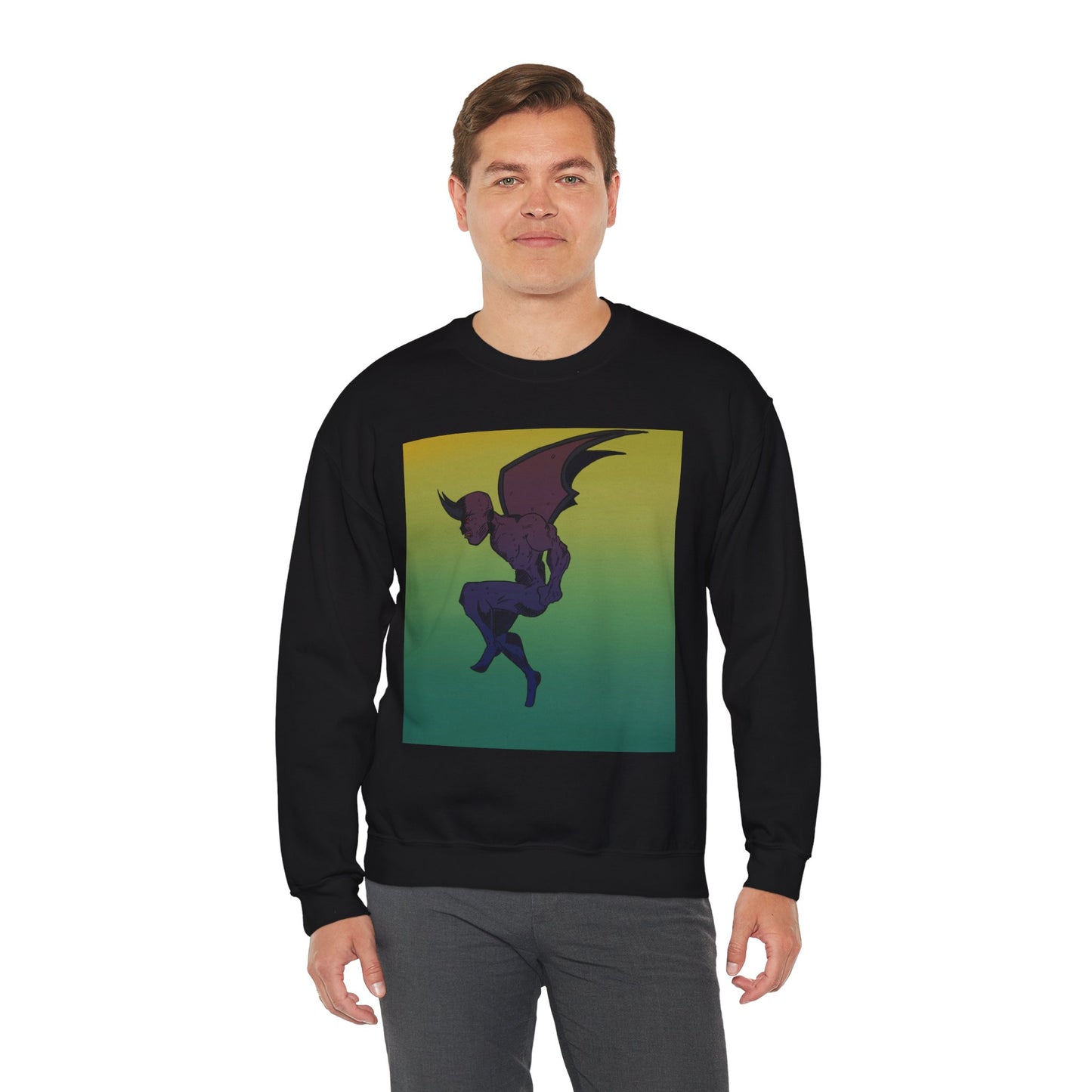 Gradient Demon Unisex Heavy Blend™ Crewneck Sweatshirt