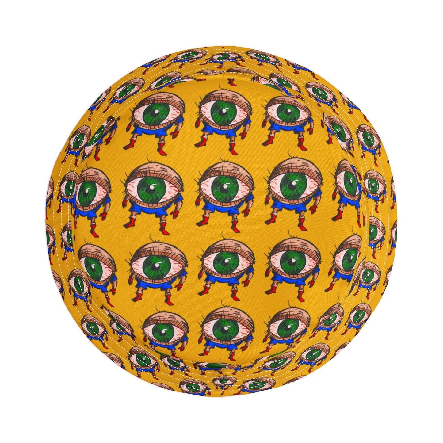 Terrif-EYE-ing Colorful Cartoon Eye Bucket Hat – Fun Summer Accessory