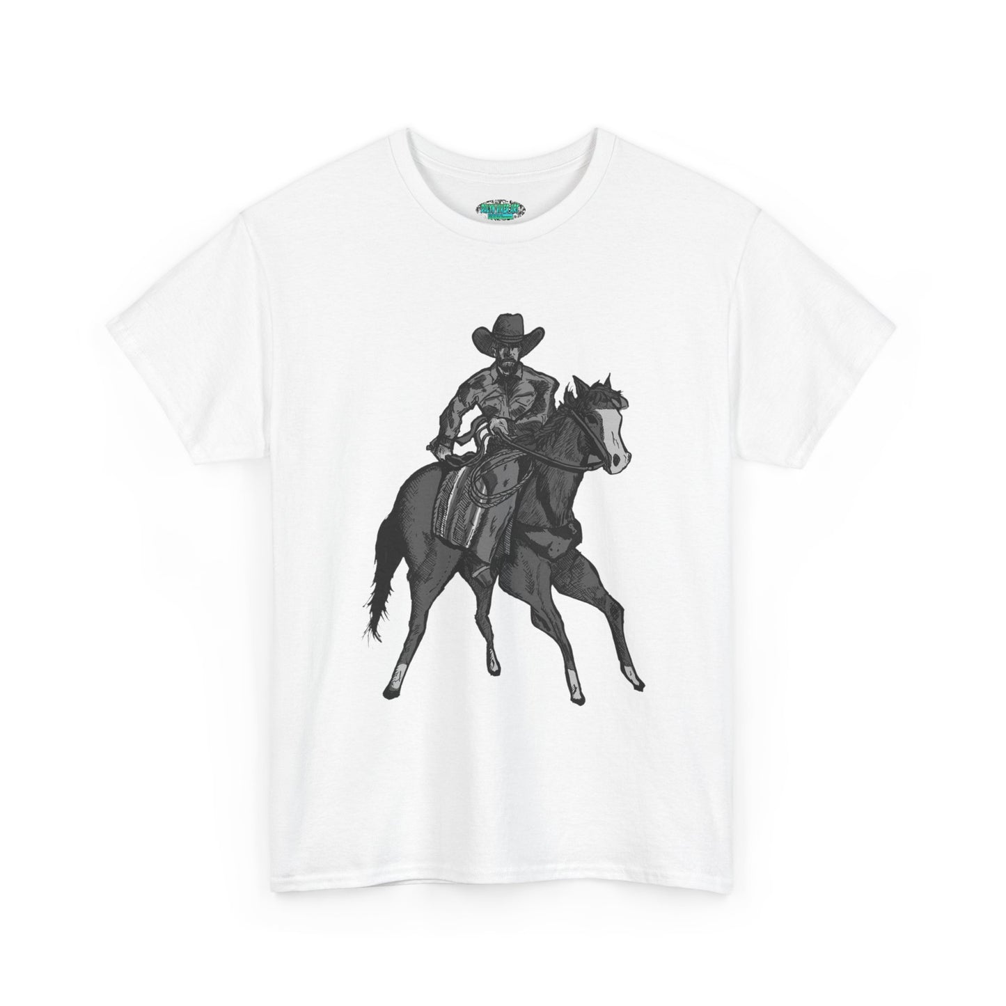 Cowboy on Horseback T‑Shirt — Vintage Western Rodeo Tee