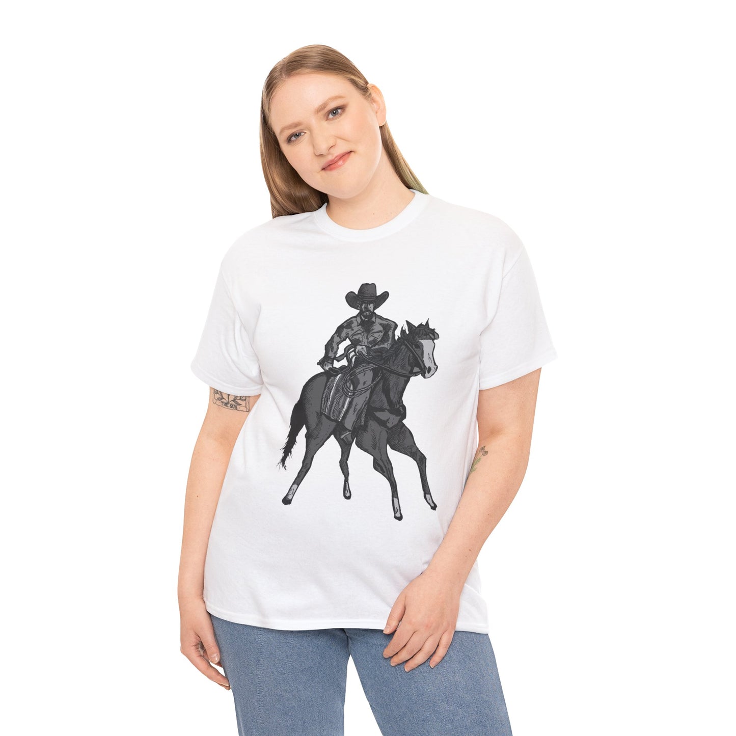 Cowboy on Horseback T‑Shirt — Vintage Western Rodeo Tee