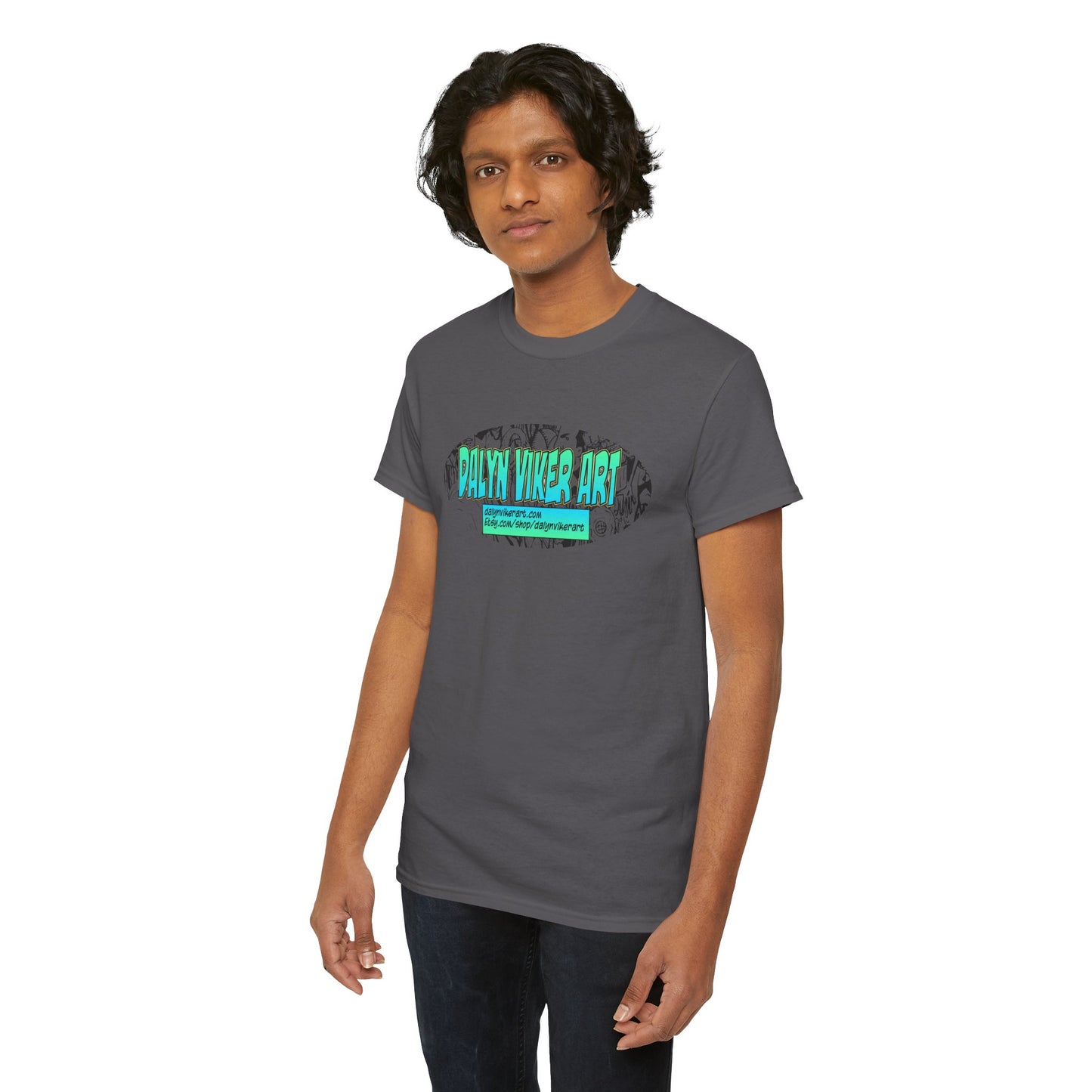 Dalyn Viker Art Logo - Artistic Unisex Tee with Abstract Design, Cool Graphic Shirt for Art Lovers, Perfect Gift for Creatives, Casual Wear, Summer Essential
