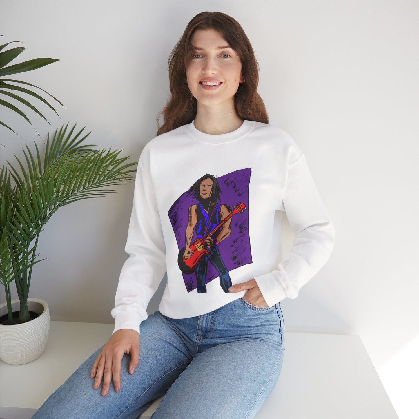 Rock Star Vintage Crewneck Sweatshirt