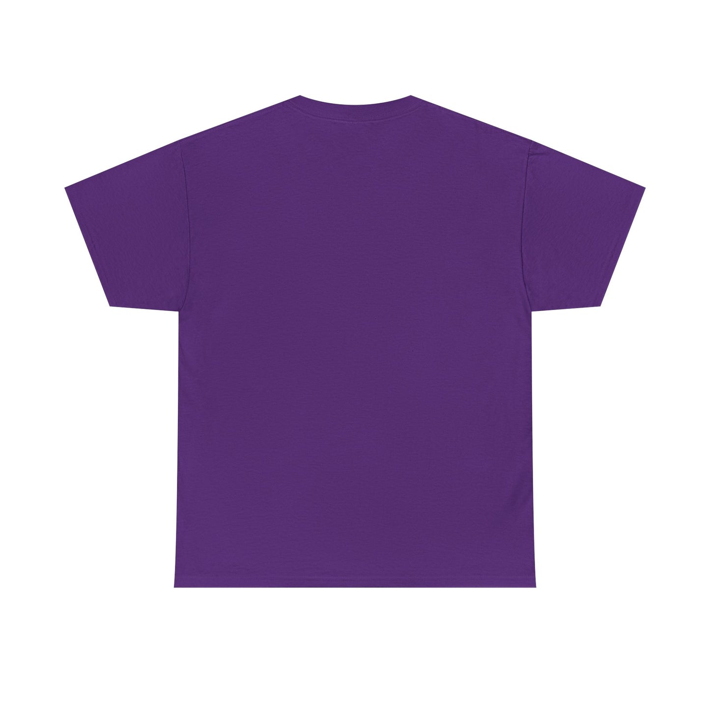 Skull & Rose Tee — Purple Skull with Turquoise Roses Graphic T-Shirt