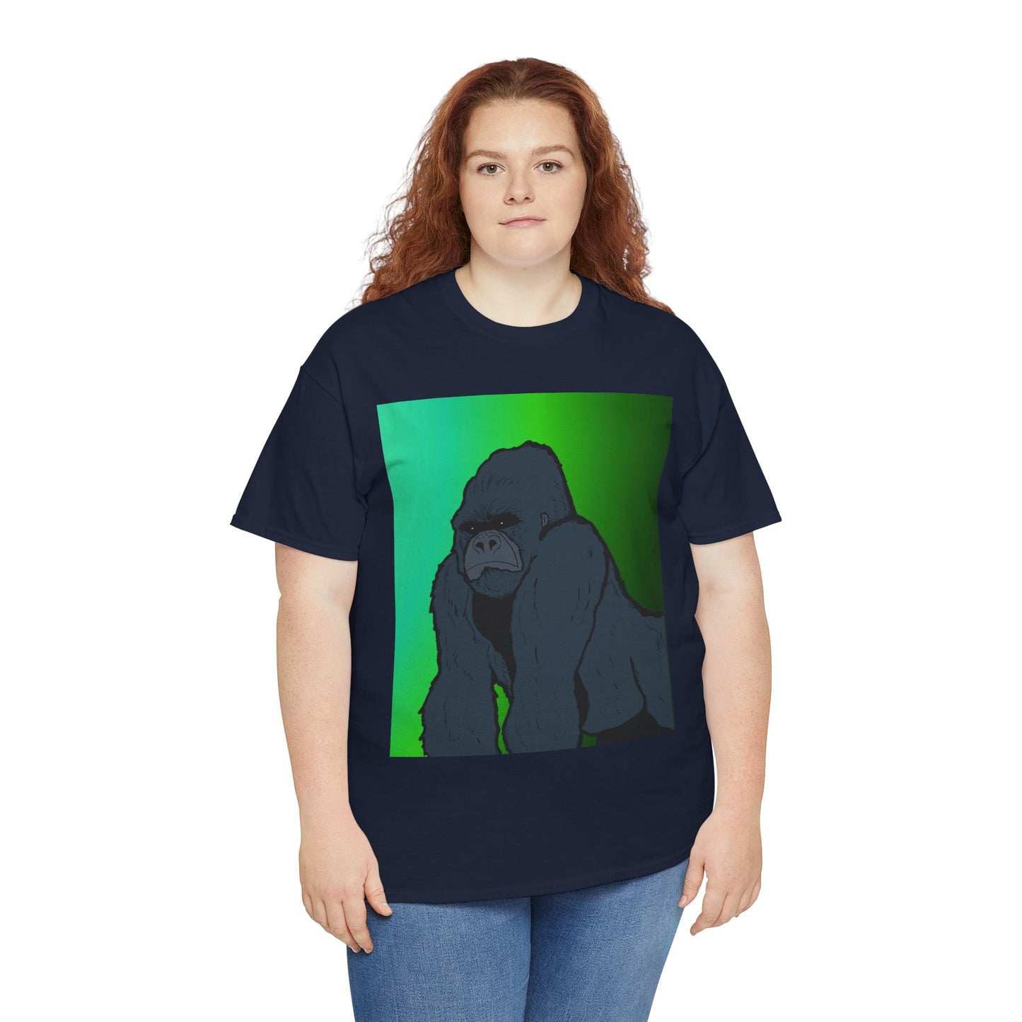 Gorilla Portrait Tee – Graphic Ape Illustration T-Shirt