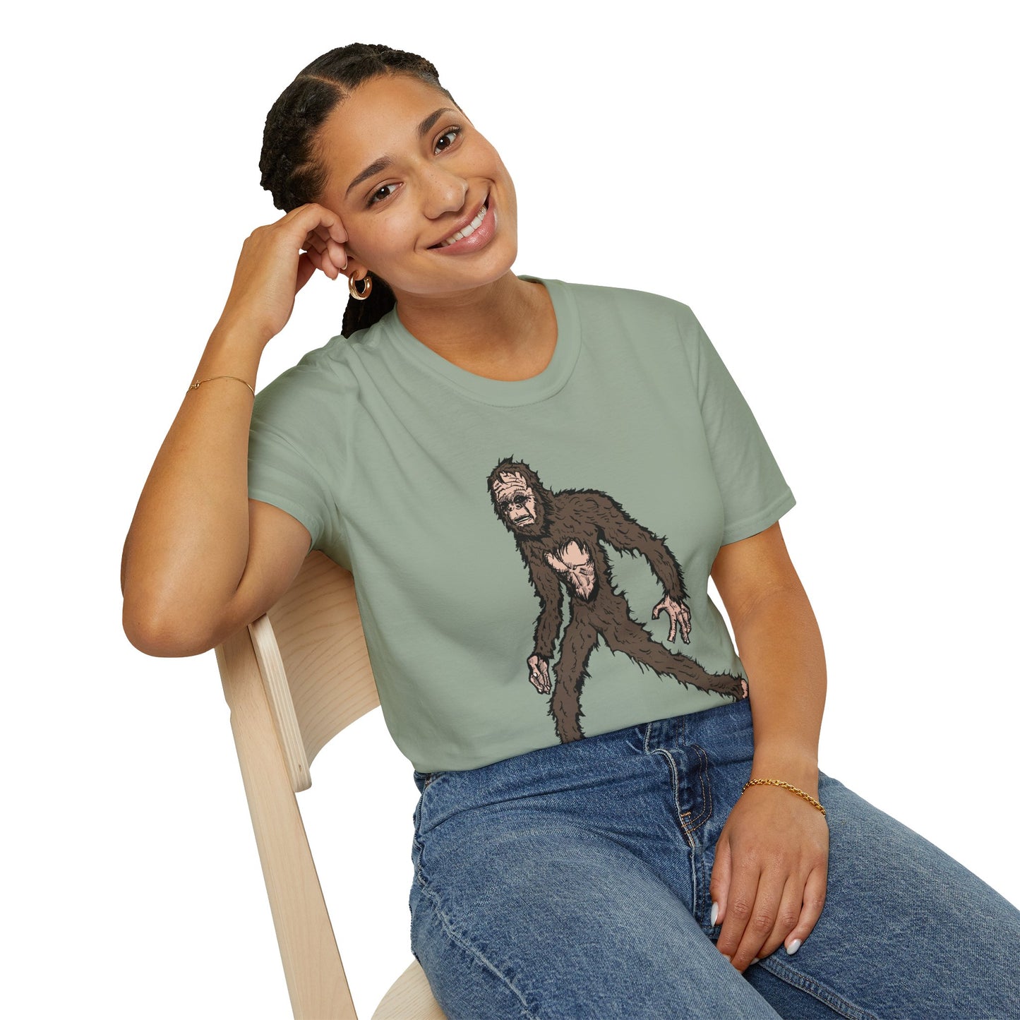 Bigfoot Stroll Unisex Softstyle T-Shirt