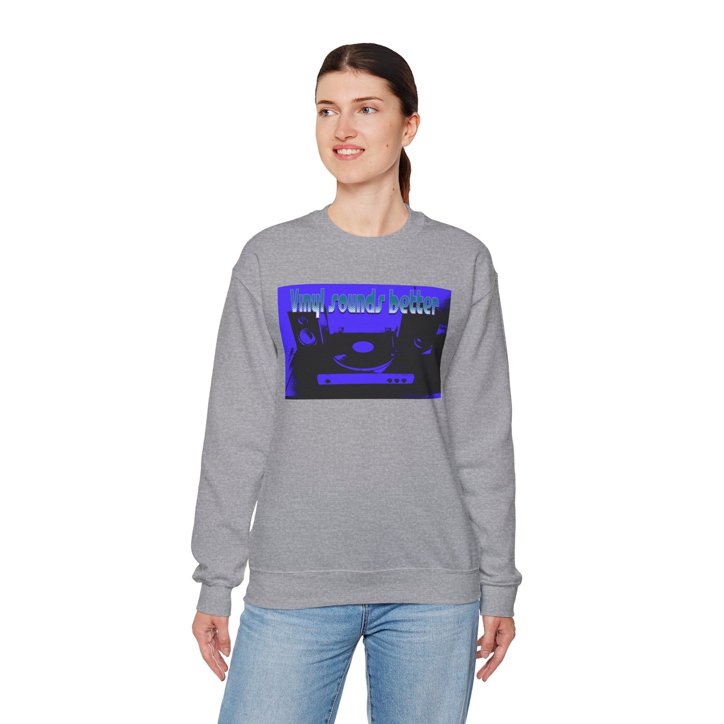 Vinyl Sounds Better Crewneck Sweatshirt