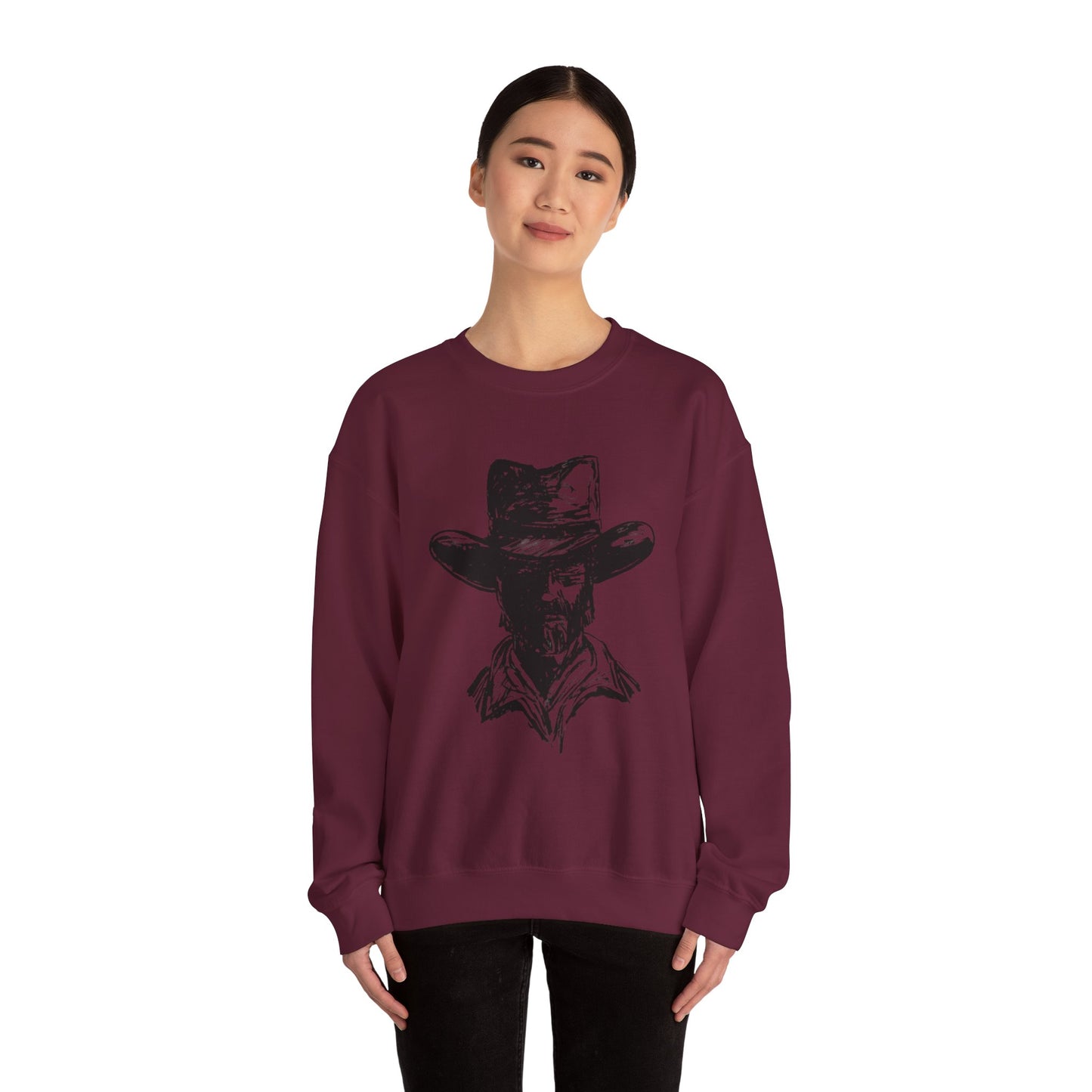Cowboy Graphic Crewneck Sweatshirt