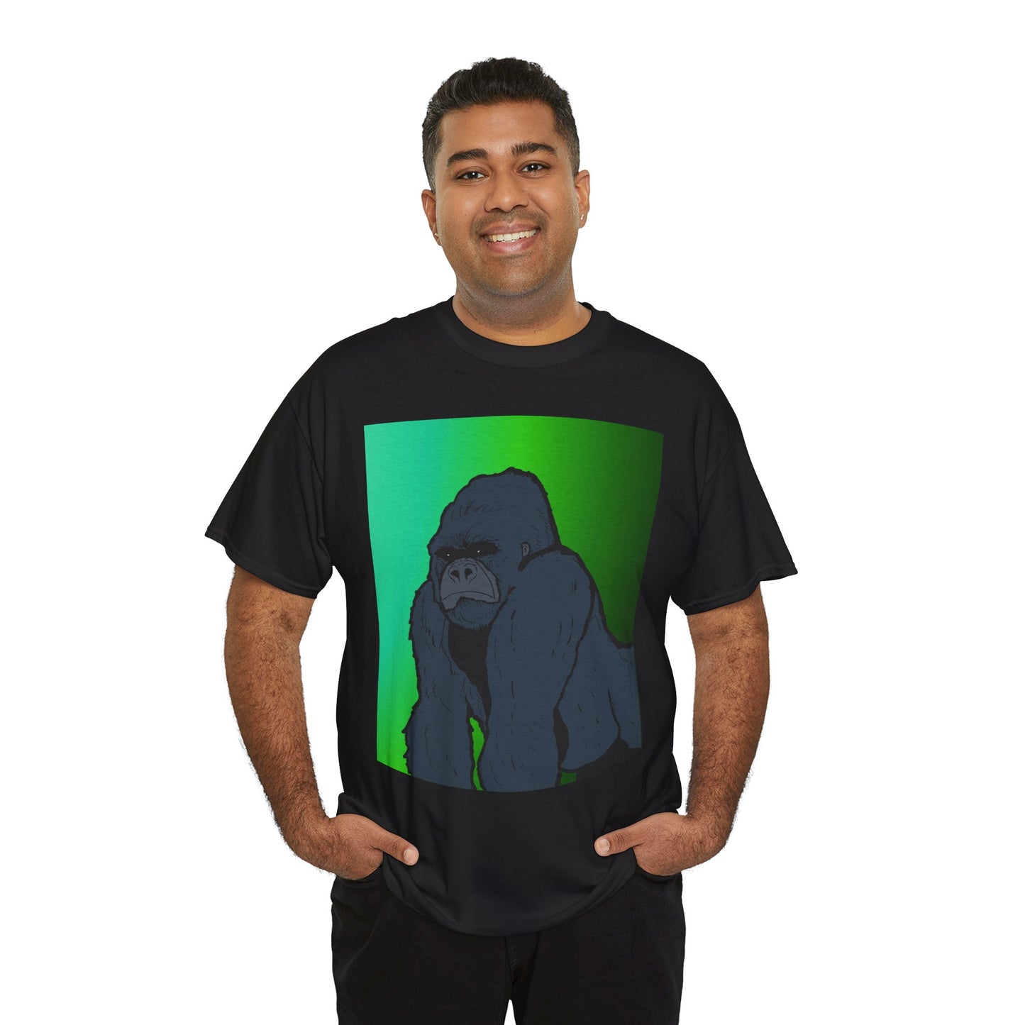 Gorilla Portrait Tee – Graphic Ape Illustration T-Shirt